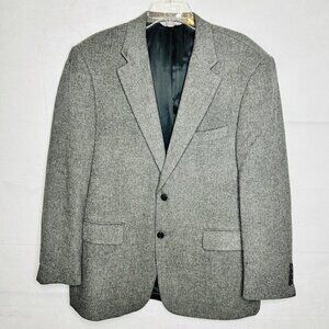 W.H. Belk Blazer Jacket 100% Camel Hair Gray Sports Coat Men's 42R